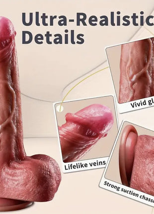 Stotende Dildo 17cm